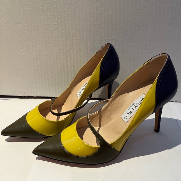 JIMMY CHOO Multicolor Pointed-Toe Heels! - Picture 2 of 3